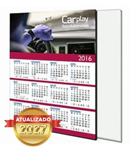 Calendário de Parede | 45x60cm | 4/0 | UV 1/0